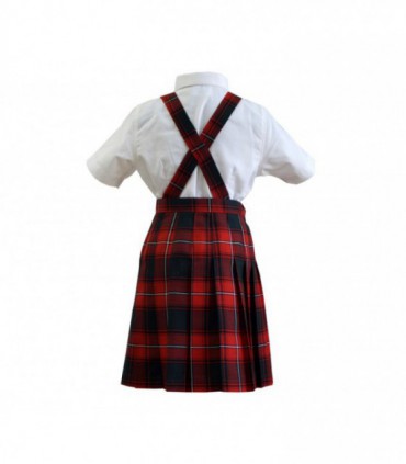 Scottish skirt with suspenders