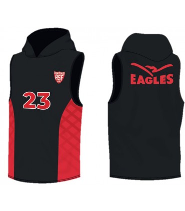 Casaca Flag Negro-Rojo Uniformes Pesa